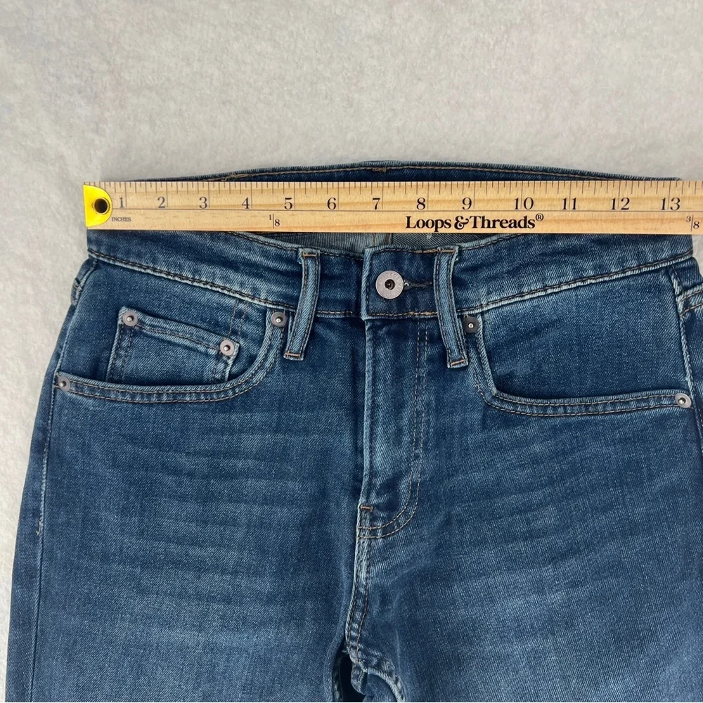 Bonobos Athletic Fit Stretch Medium Wash Blue Denim‎ Straight Jeans Size 28